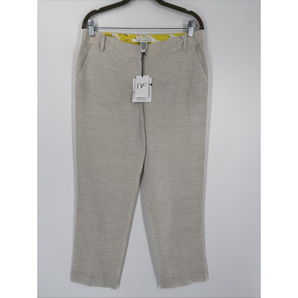 NWT Diane Von Furstenberg Georginne Cropped Women's Pants - Size 6